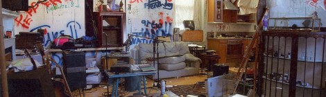 Pete Doherty's trashed apartment.